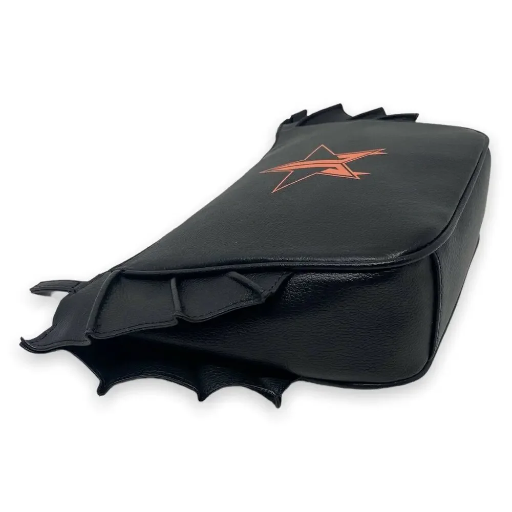 Jeffree Star Cosmetics Exclusive Faux Leather Halloween Bat Makeup Bag - Black